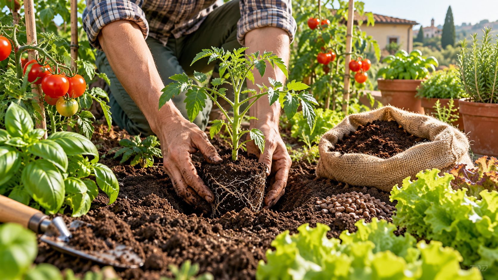 Come realizzare un orto biologico in giardino o sul balcone: guida completa