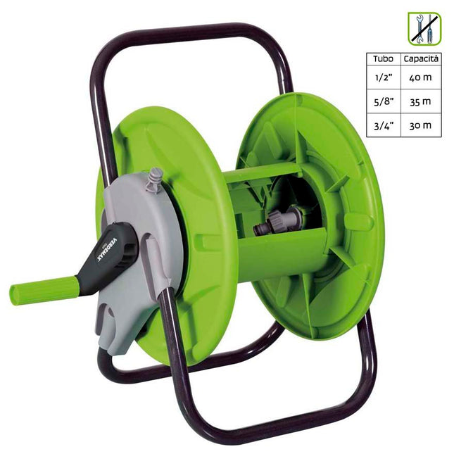 Avvolgitubo Portatile per Tubo fino a 40 m - EUROGARDEN