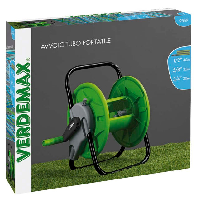 Avvolgitubo Portatile per Tubo fino a 40 m - EUROGARDEN