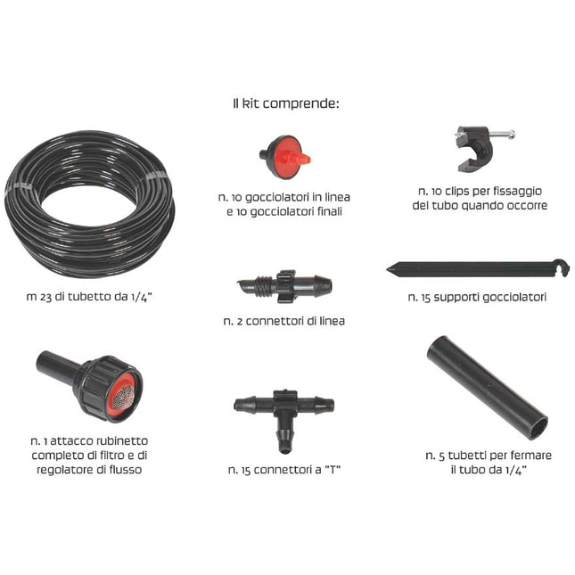 Kit Micro Irrigazione per Piante e Vasi - EUROGARDEN