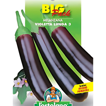 Semi di Melanzana Violetta Lunga