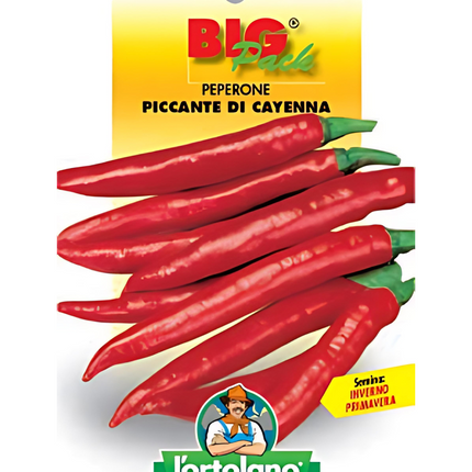 Semi di Peperoncino Piccante Cayenna