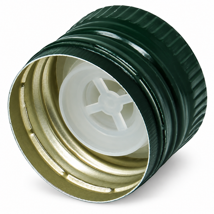 Tappo a Vite con Salvagoccia 31,5 mm per Bottiglie Olio