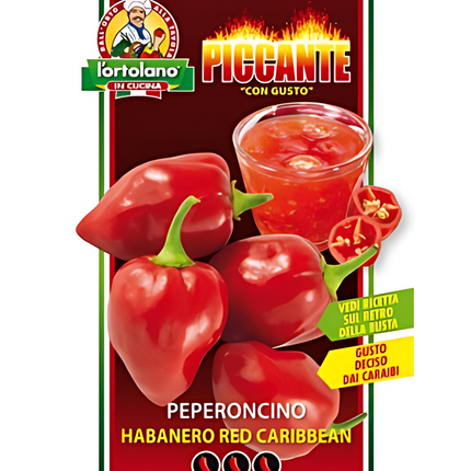 Semi di Peperoncino Habanero Red Caribbean