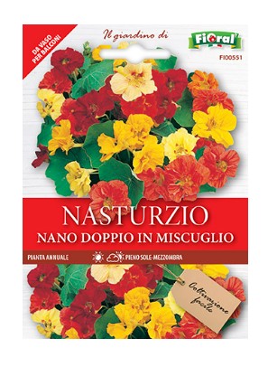 Semi di Nasturzio Nano Doppio in Miscuglio