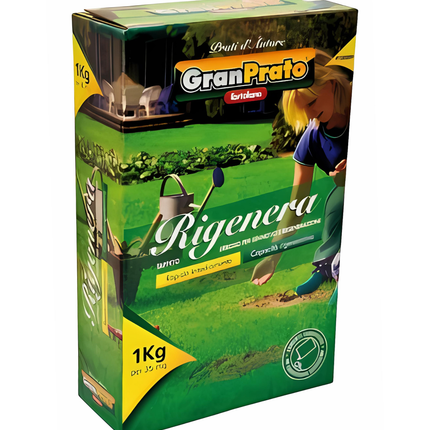 Kit Rigenera Prato – Per Rinfoltire e Rigenerare il Tappeto Erboso - EUROGARDEN