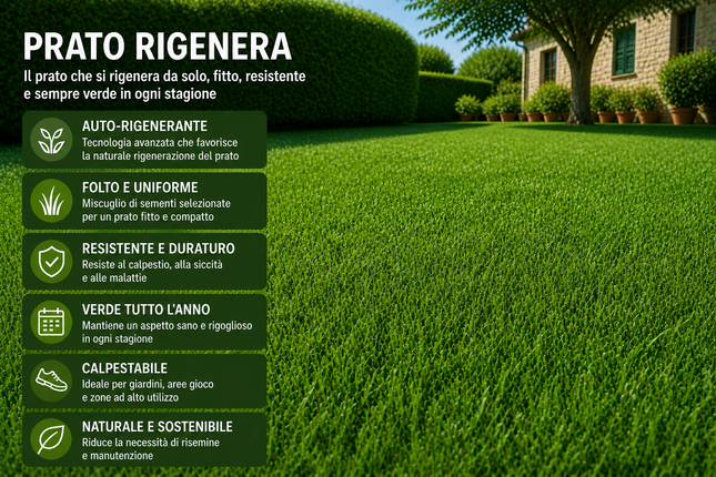 Semi Prato Rigenera 1 kg