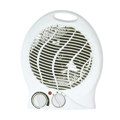 Termoventilatore da tavolo Cortina Effe con termostato e potenza selezionabile da 1000 e 2000 W