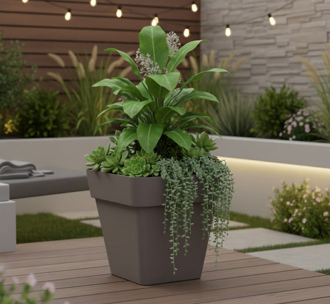 Arké Quadro 30 cm Pot – Eco-Friendly Pot and Planter